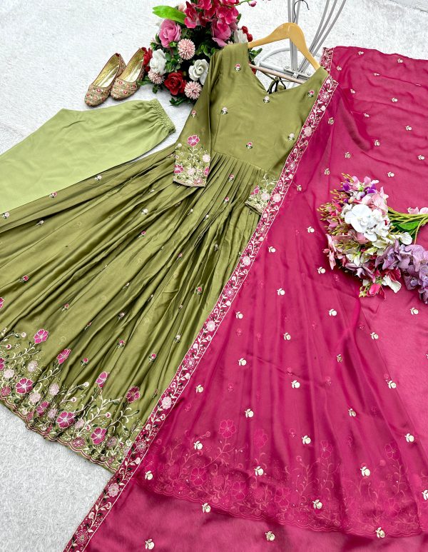 WOMEN WASTRA FD 147 DESIGNER GOWN WHOLESALE