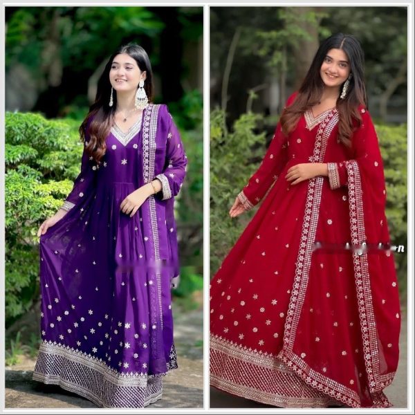 WOMEN WASTRA FD 148 A B DESIGNER GOWN ONLINE