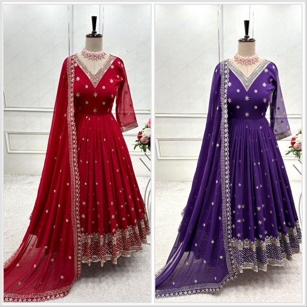 WOMEN WASTRA FD 148 A B DESIGNER GOWN ONLINE