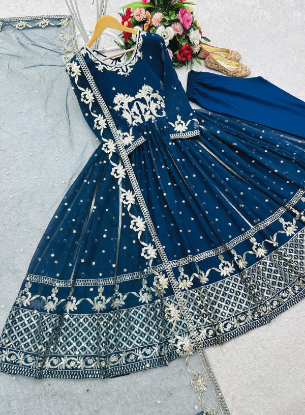 WOMEN WASTRA FD 151 DESIGNER GOWN WHOLESALE