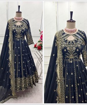 WOMEN WASTRA FD 8028 A DESIGNER GOWN WHOLESALE