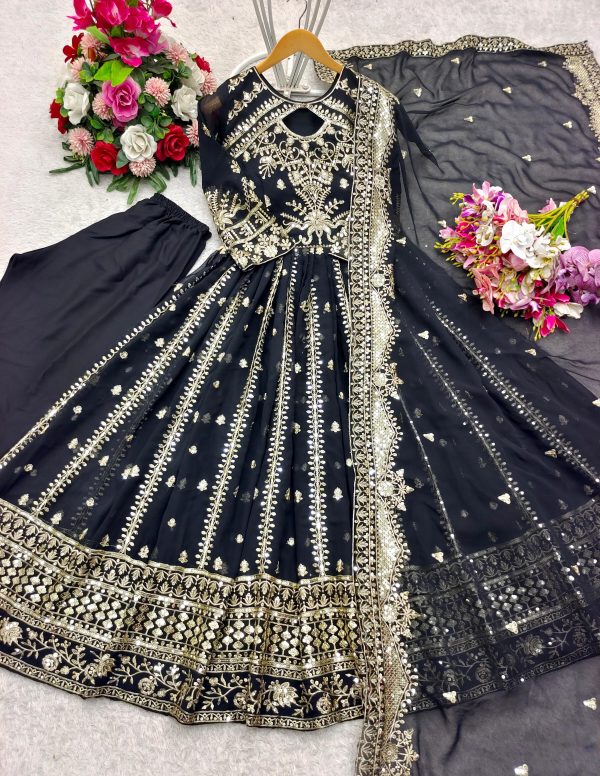WOMEN WASTRA FD 8028 A DESIGNER GOWN WHOLESALE