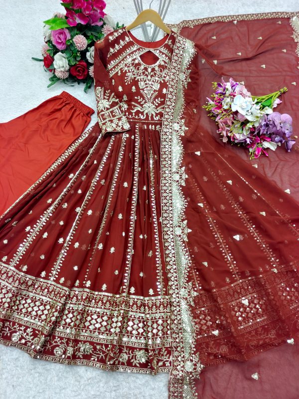 WOMEN WASTRA FD 8028 B DESIGNER GOWN WHOLESALE