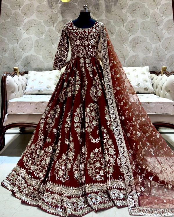 WOMEN WASTRA FD 8044 A DESIGNER GOWN WHOLESALE