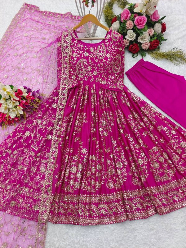 WOMEN WASTRA FD 8044 C DESIGNER GOWN WHOLESALE