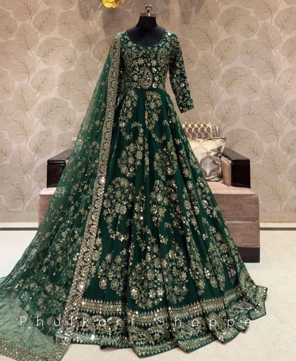 WOMEN WASTRA FD 8044 D DESIGNER GOWN WHOLESALE