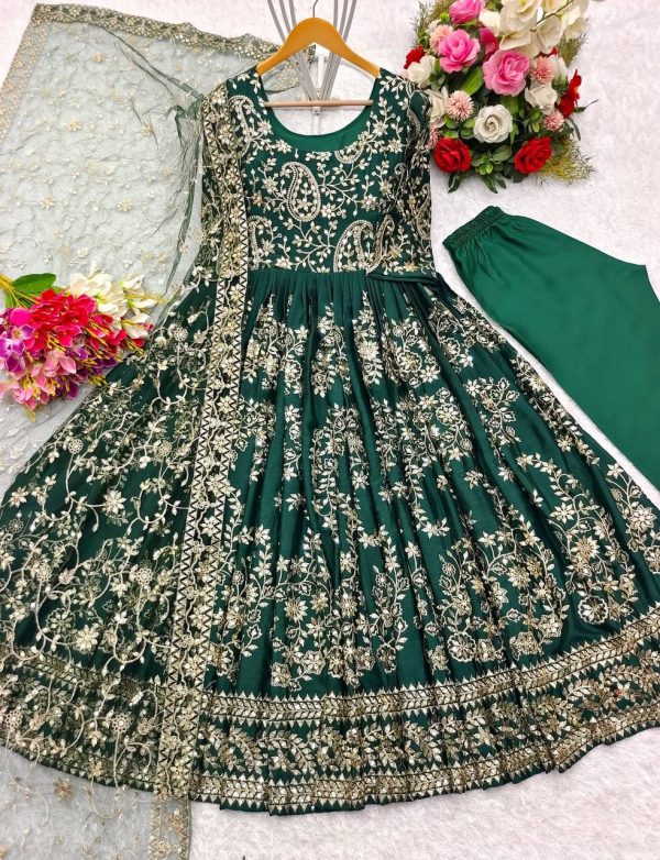 WOMEN WASTRA FD 8044 D DESIGNER GOWN WHOLESALE