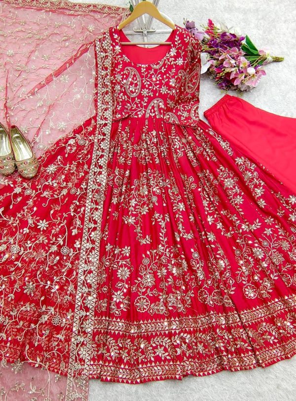 WOMEN WASTRA FD 8044 E DESIGNER GOWN WHOLESALE