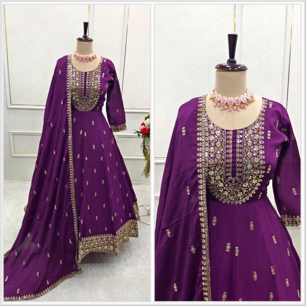 WOMEN WASTRA FD 8054 DESIGNER GOWN WHOLESALE