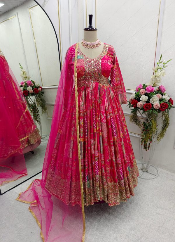 WOMEN WASTRA WW 1132 DESIGNER GOWN WHOLESALE