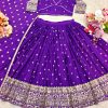 WOMEN WASTRA WW 1201 A B C LEHENGA CHOLI