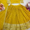 WOMEN WASTRA WW 1201 A B C LEHENGA CHOLI