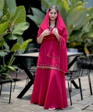 WOMEN WASTRA WW 1204 A DESIGNER SHARARA SUITS