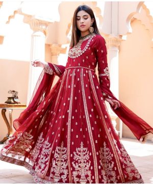 WOMEN WASTRA WW 1206 DESIGNER GOWN WHOLESALE