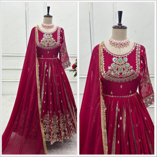 WOMEN WASTRA WW 1206 DESIGNER GOWN WHOLESALE