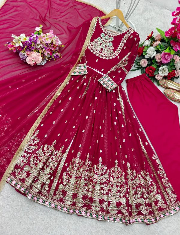 WOMEN WASTRA WW 1206 DESIGNER GOWN WHOLESALE