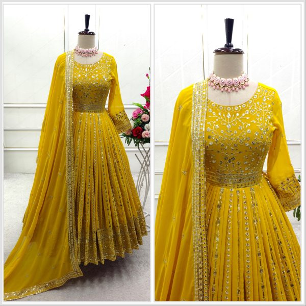 WOMEN WASTRA WW 1207 DESIGNER GOWN WHOLESALE