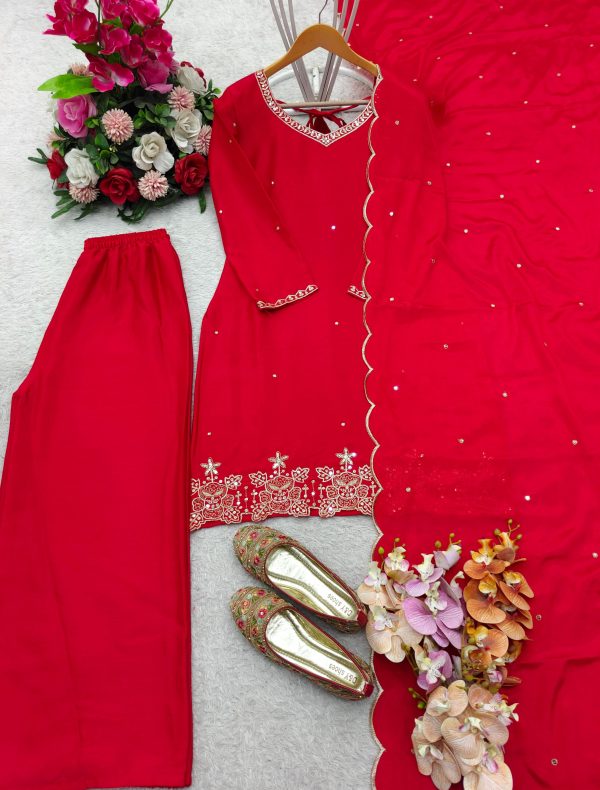 WOMEN WASTRA WW 1209 DESIGNER PLAZZO SUITS ONLINE