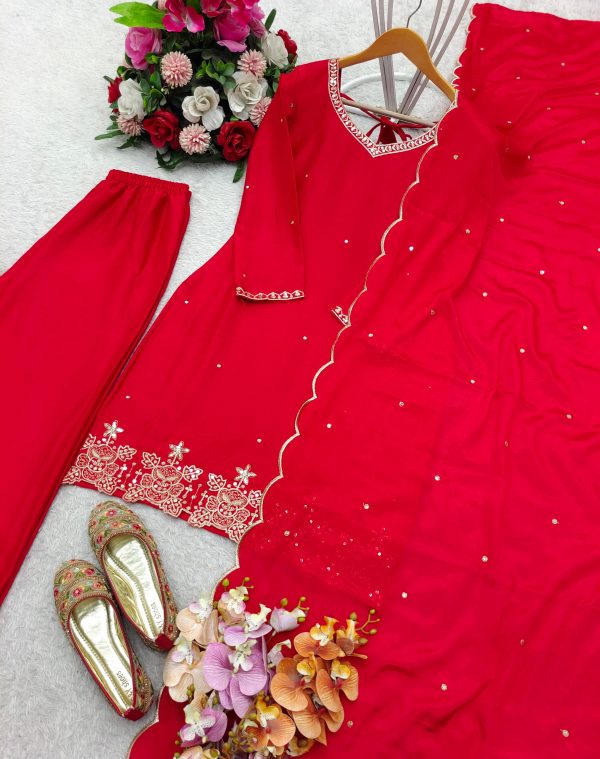 WOMEN WASTRA WW 1209 DESIGNER PLAZZO SUITS ONLINE