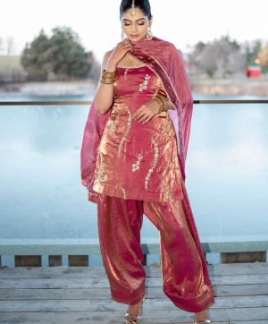WOMEN WASTRA WW 1212 B DESIGNER FARSHI SUITS