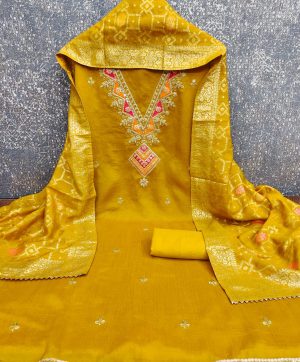 F 13 STUDIO VICHITRA EMBROIDERED SUITS MATERIALS