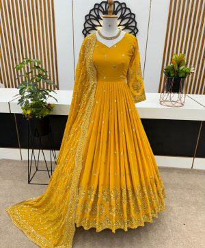 ZEEL FASHION ZF 359 H DESIGNER GOWN WHOLESALE