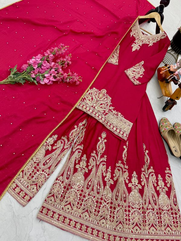ZOYA CLOTHING Z 9283 A TRENDING SHARARA SUITS