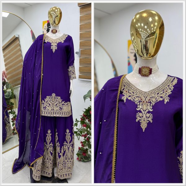 ZOYA CLOTHING Z 9283 D TRENDING SHARARA SUITS