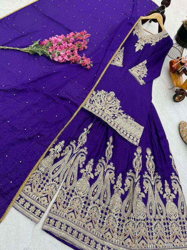 ZOYA CLOTHING Z 9283 D TRENDING SHARARA SUITS