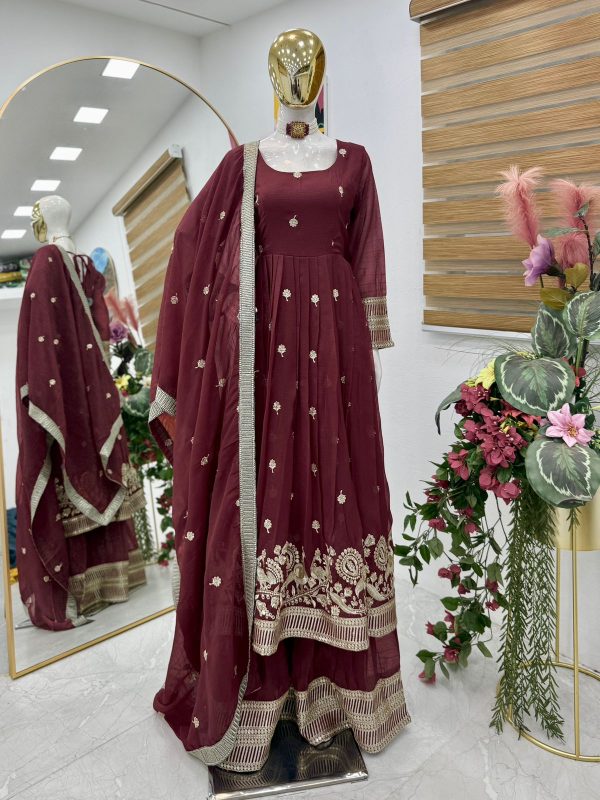 ZOYA CLOTHING ZB 5055 A SHARARA SUITS WHOLESALE