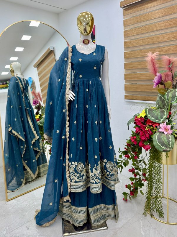 ZOYA CLOTHING ZB 5055 B SHARARA SUITS WHOLESALE