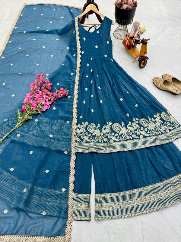 ZOYA CLOTHING ZB 5055 B SHARARA SUITS WHOLESALE