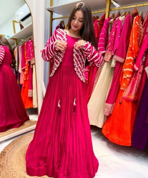 ZOYA CLOTHING ZB 5057 A TRENDING GOWN WHOLESALE