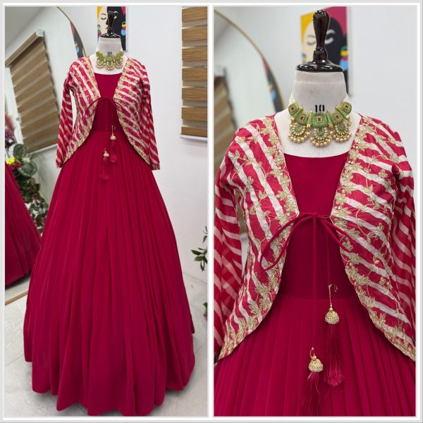 ZOYA CLOTHING ZB 5057 A TRENDING GOWN WHOLESALE