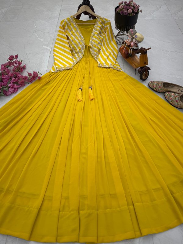 ZOYA CLOTHING ZB 5057 B TRENDING GOWN WHOLESALE