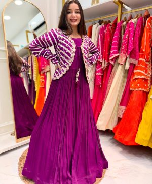 ZOYA CLOTHING ZB 5057 C TRENDING GOWN WHOLESALE