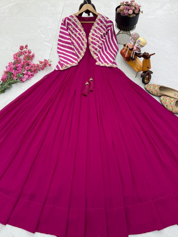 ZOYA CLOTHING ZB 5057 C TRENDING GOWN WHOLESALE