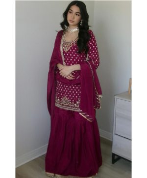 ZOYA CLOTHING ZD 10003 DESIGNER SHARARA SUITS