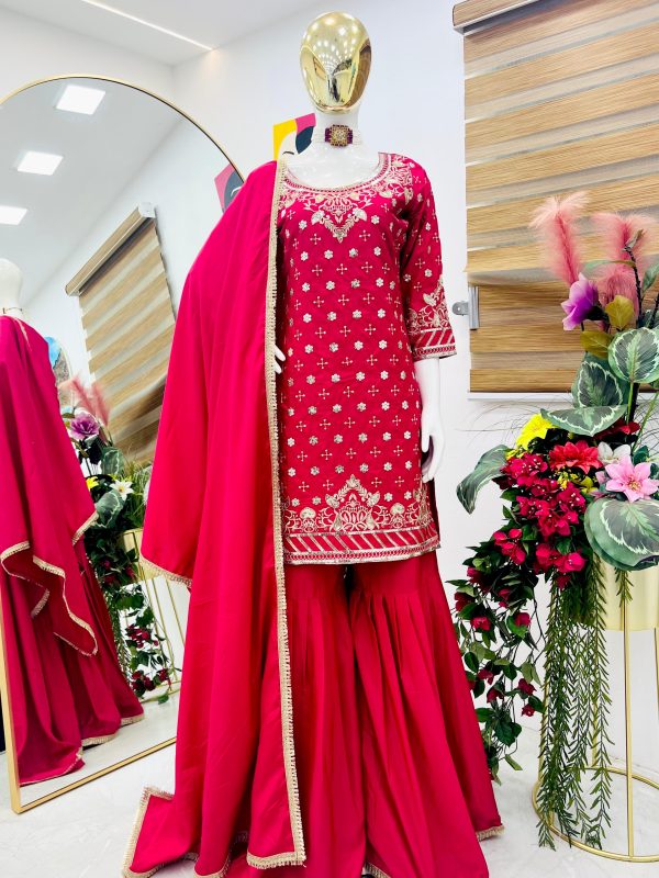 ZOYA CLOTHING ZD 10003 DESIGNER SHARARA SUITS