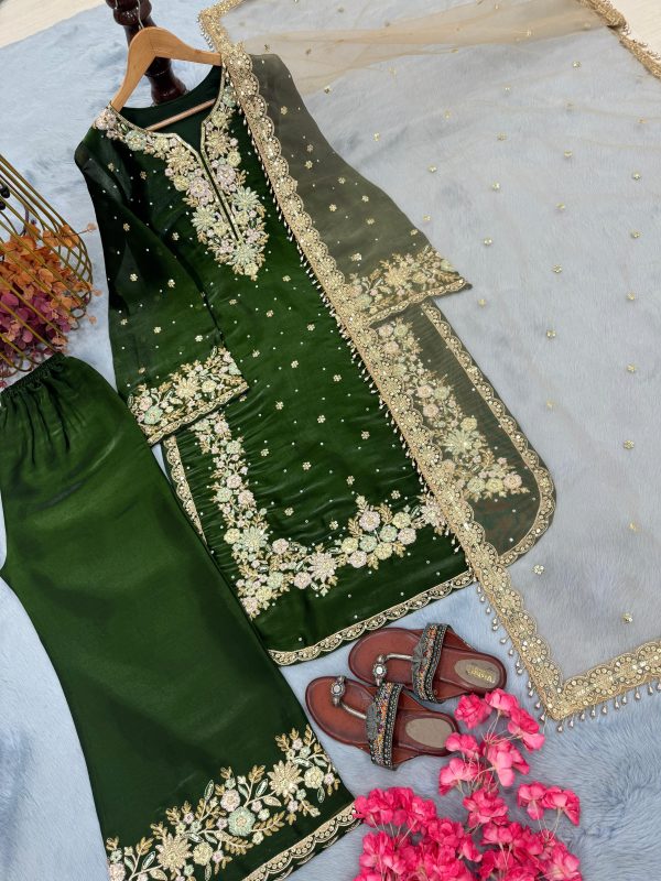 AAROHI DESIGNER AD 199 G PLAZZO SUITS WHOLESALE
