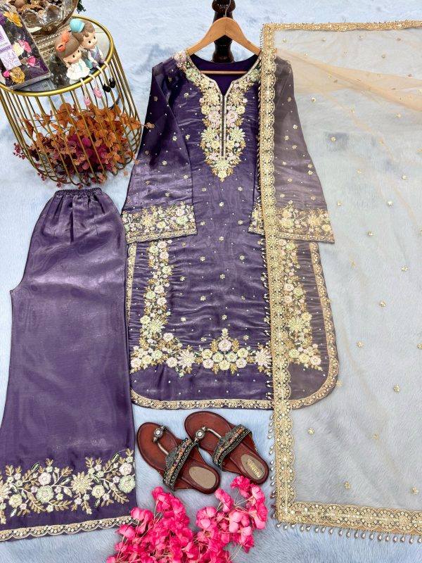 AAROHI DESIGNER AD 199 J PLAZZO SUITS WHOLESALE