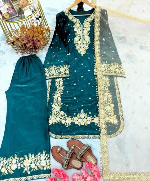 AAROHI DESIGNER AD 199 K PLAZZO SUITS WHOLESALE