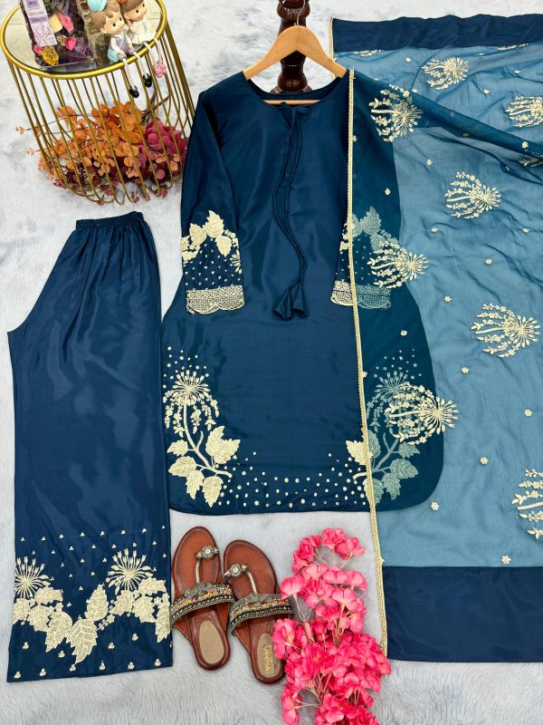AAROHI DESIGNER AD 202 C PARTY WEAR PLAZZO SUITS
