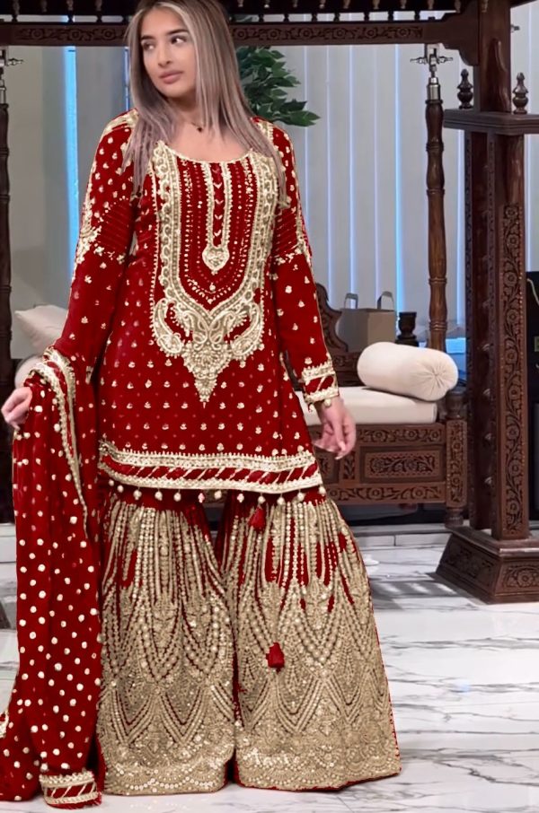 AAROHI DESIGNER AD 210 E PARTY WEAR PLAZZO SUITS