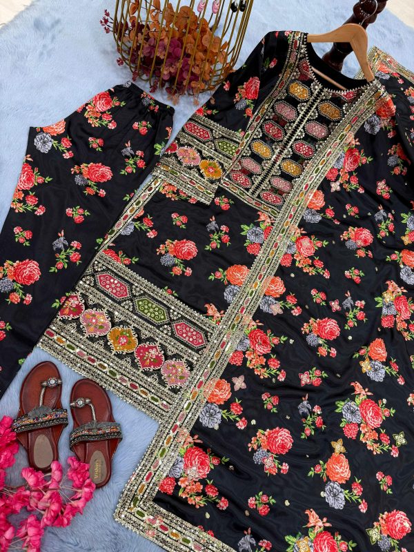 AAROHI DESIGNER AD 212 A TRENDING PARTY WEAR SUITS