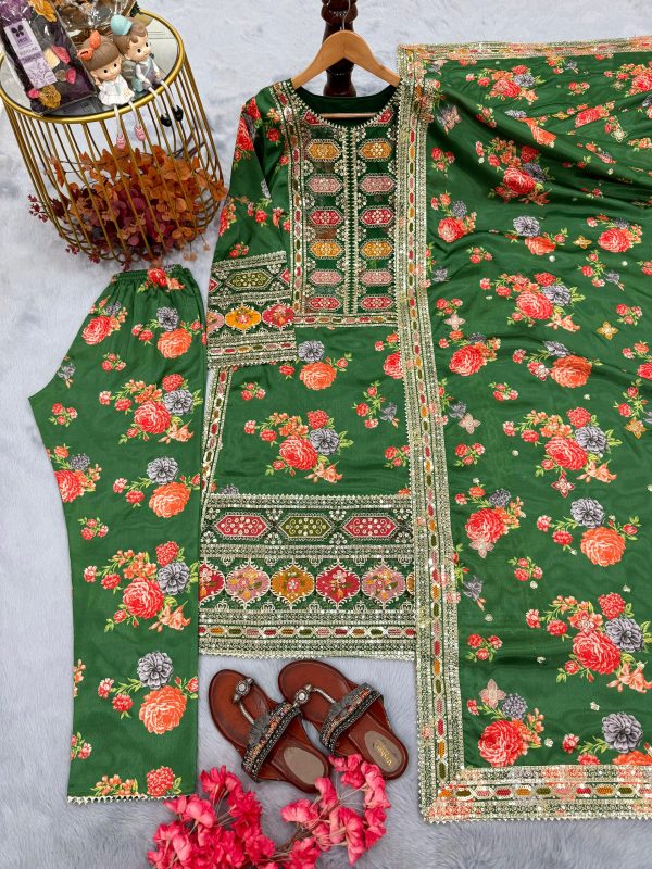 AAROHI DESIGNER AD 212 B TRENDING PARTY WEAR SUITS