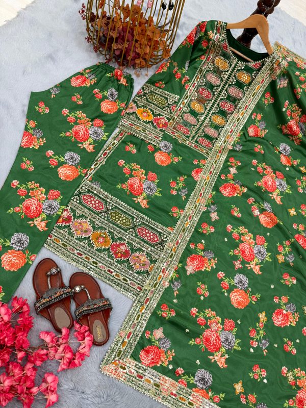 AAROHI DESIGNER AD 212 B TRENDING PARTY WEAR SUITS