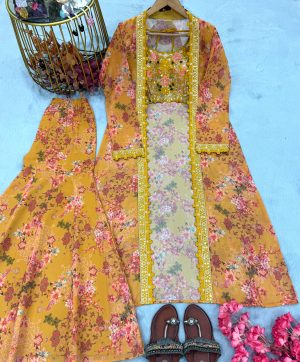 AAROHI DESIGNER PD 1126 C TRENDING SHARARA PLAZZO SUITS