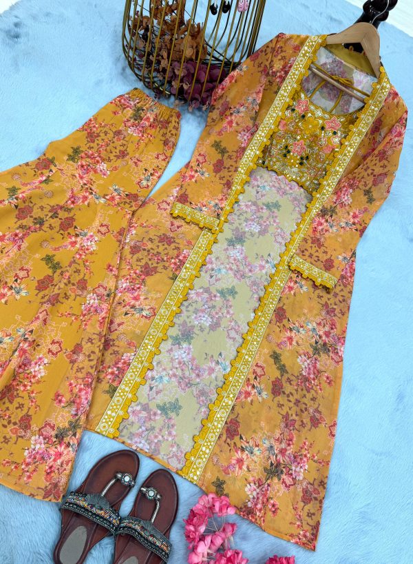 AAROHI DESIGNER PD 1126 C TRENDING SHARARA PLAZZO SUITS