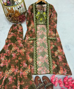 AAROHI DESIGNER PD 1126 D TRENDING SHARARA PLAZZO SUITS